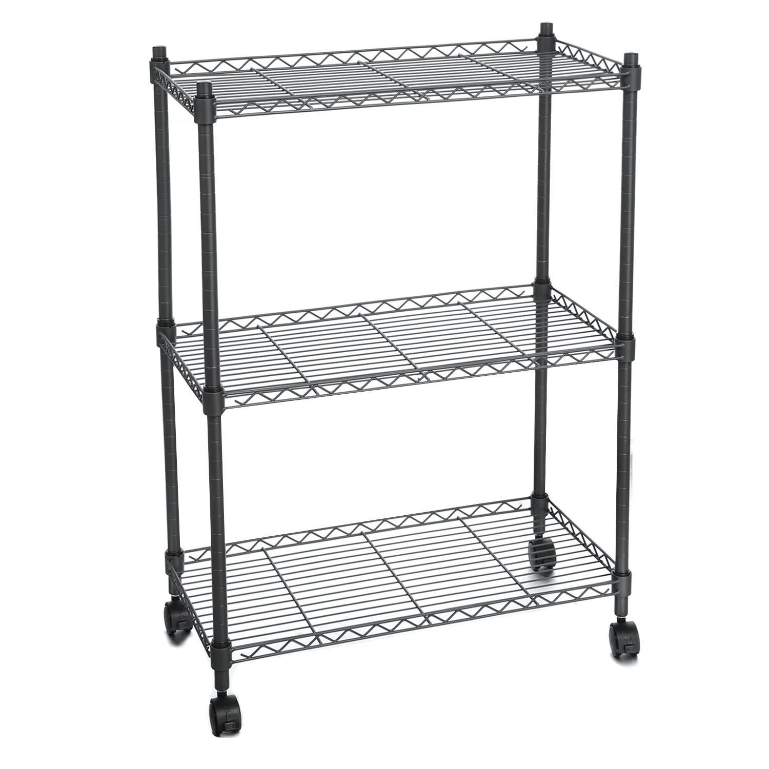 3 tier cart with wheels modern utility hascon 3tier wire shelf shelving unit modern rolling cart rack with wheels hitc 3 tier cart with wheels modern utility hascon 3tier wire shelf shelving unit modern rolling cart rack with wheels hitc